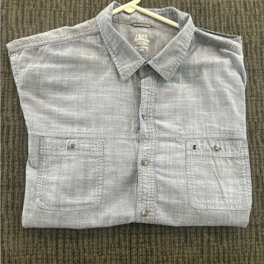Izod Light Blue Button-Down Shirt